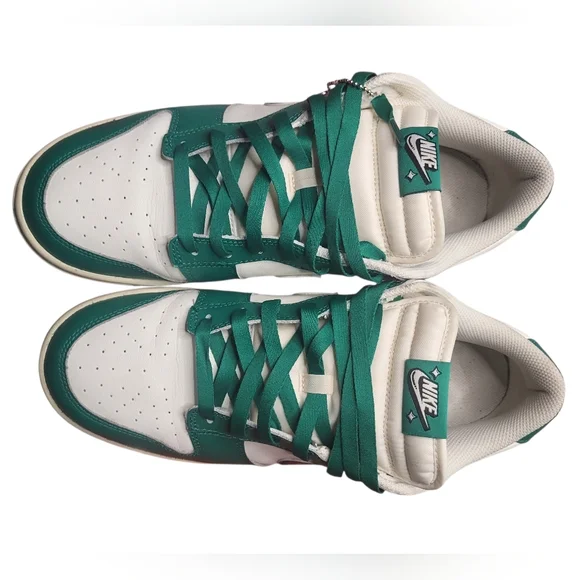 Nike Dunk Low ‘Lottery Pack’ Men's Green and White Sneakers - Picture 7 of 10